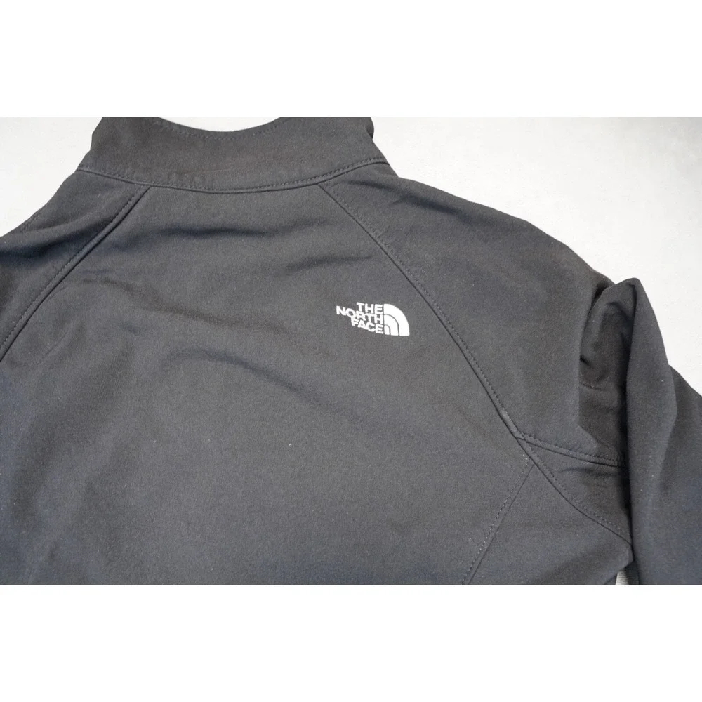 The North Face Apex Black Fleece‎ Lined Softshell Jacket Women's S Pockets